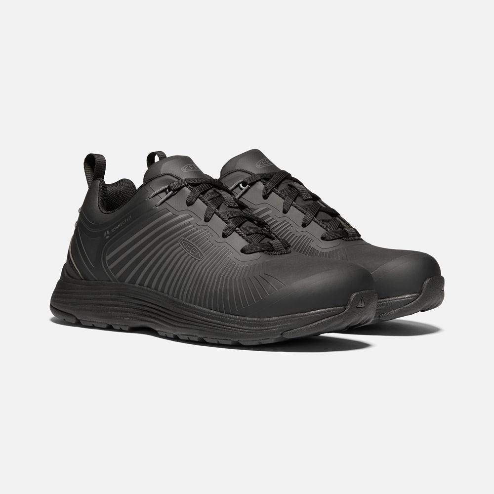 Zapatos de Trabajo Keen Mexico Negros - Mujer Sparta Xt (Aluminum Toe) - BQ3201684